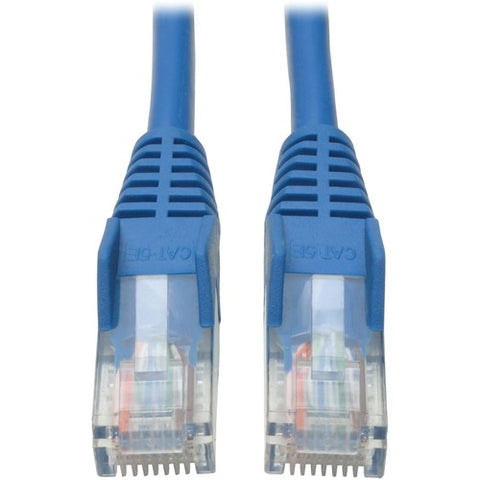 Tripp Lite by Eaton 100-ft. Cat5e 350MHz Snagless Molded Cable (RJ45 M/M) - Blue N001-100-BL
