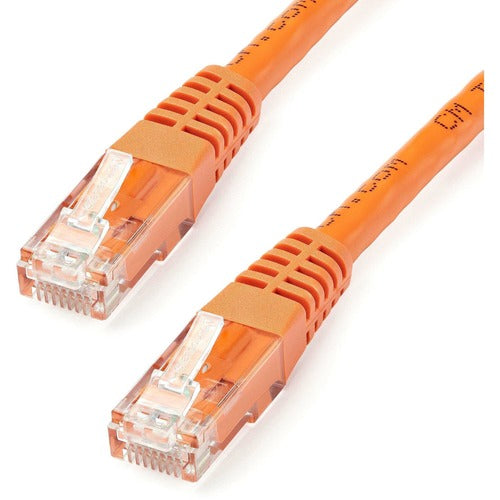 StarTech.com 15ft Orange Cat6 UTP Patch Cable ETL Verified C6PATCH15OR