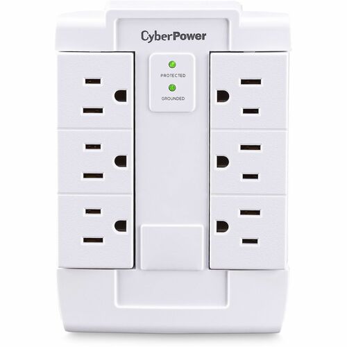 CyberPower Essential Surge CSB600WS 6-Outlets Surge Suppressor/Protector CSB600WS