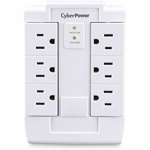 CyberPower Essential Surge CSB600WS 6-Outlets Surge Suppressor/Protector CSB600WS