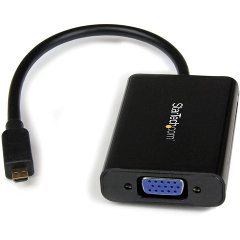 StarTech.com Micro HDMI to VGA Adapter Converter MCHD2VGAA2