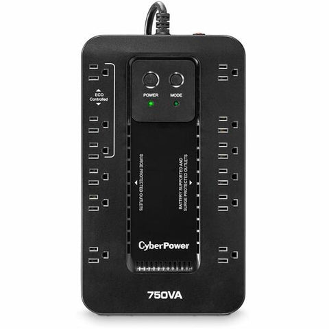 CyberPower Ecologic UPS EC750G 750VA Compact UPS EC750G
