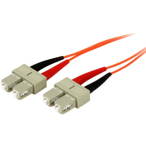 StarTech.com 2m OFNP Plenum Multimode 50/125 Duplex Fiber Patch Cable SC - SC 50FIBPSCSC2