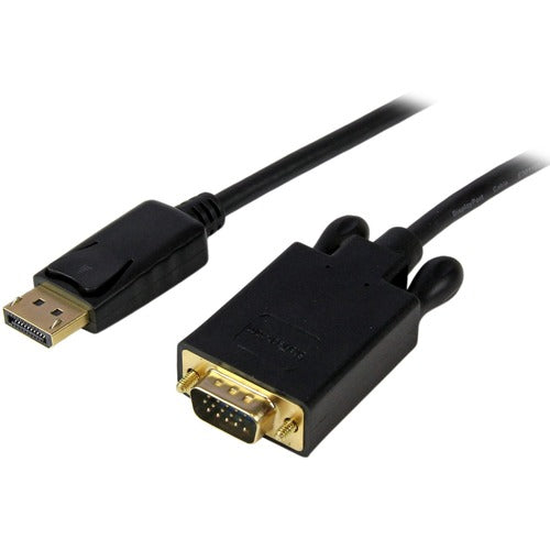 StarTech.com 15 ft DisplayPort to VGA Adapter Converter Cable - DP to VGA 1920x1200 - Black DP2VGAMM15B