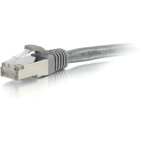 C2G 3ft Cat6 Snagless Shielded (STP) Ethernet Network Patch Cable - Gray 00776