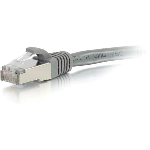 C2G 6ft Cat6 Snagless Shielded (STP) Ethernet Network Patch Cable - Gray 00779