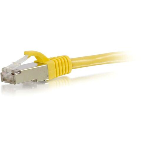 C2G 2ft Cat6 Snagless Shielded (STP) Ethernet Network Patch Cable - Yellow 00860