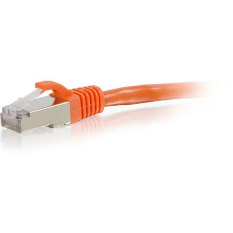 C2G 10ft Cat6 Snagless Shielded (STP) Ethernet Network Patch Cable - Orange 00885
