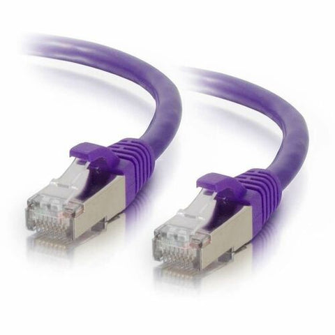 C2G 14ft Cat6 Snagless Shielded (STP) Ethernet Network Patch Cable - Purple 00908
