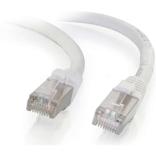 C2G 4ft Cat6 Snagless Shielded (STP) Network Patch Cable - White 00917