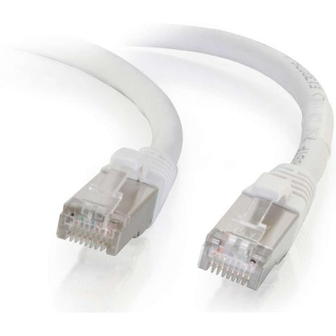 C2G 4ft Cat6 Snagless Shielded (STP) Network Patch Cable - White 00917