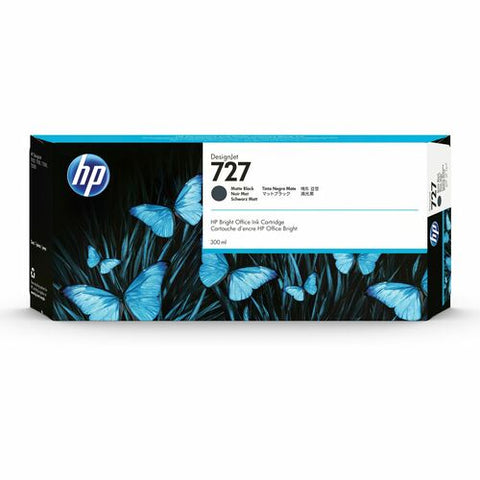 HP 727 (C1Q12A) 300-ml Matte Black Designjet Ink Cartridge C1Q12A
