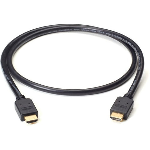 Black Box High-Speed HDMI Cable with Ethernet - Male/Male, 3-m (9.8ft.) VCB-HDMI-003M