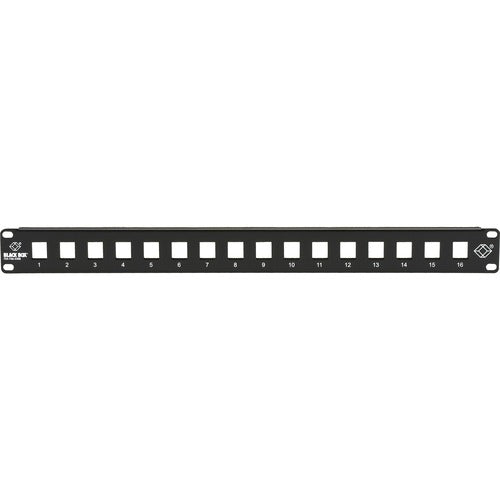 Black Box Multimedia Patch Panel - 1U, 16-Port JPMT1016A