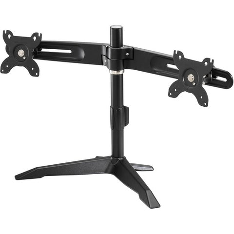 Amer Mounts Stand Based Dual Monitor Mount. Up to 24" , 26.4lb monitors AMR2SU