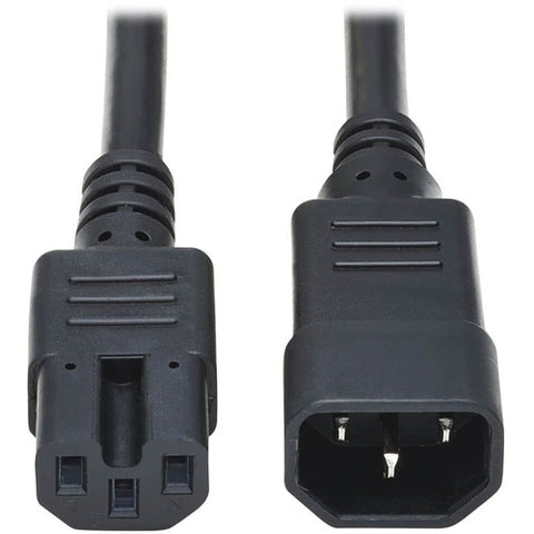 Tripp Lite series 2-ft. Heavy Duty Computer Power Cord, 15A, 14AWG, IEC-320-C14 to IEC-320-C15 P018-002