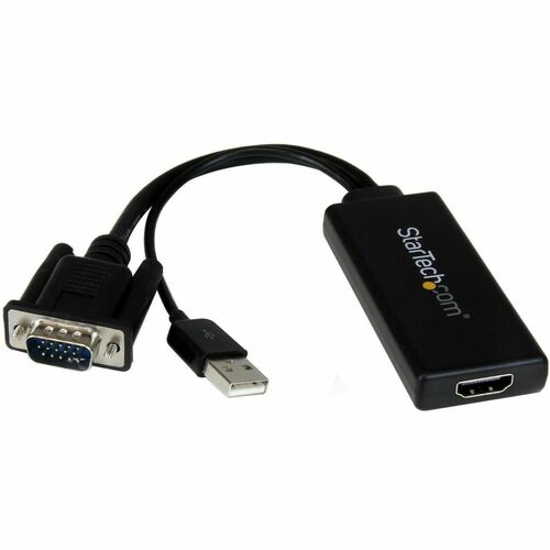 StarTech.com VGA to HDMI Adapter with USB Power &amp; Audio VGA2HDU
