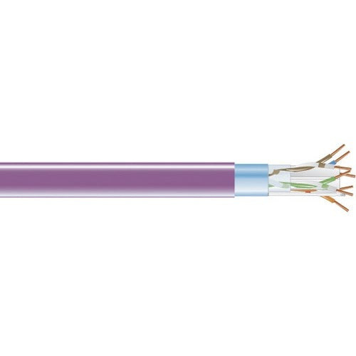 Black Box CAT6 400-MHz Solid Bulk Cable F/UTP CMP Plenum PR 1000FT Spool EVNSL0619A-1000