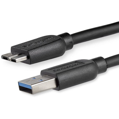 StarTech.com 2m (6ft) Slim SuperSpeed USB 3.0 A to Micro B Cable - M/M USB3AUB2MS