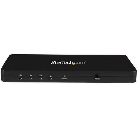 StarTech.com 4K HDMI 4-Port Video Splitter-1x4 HDMI Splitter w/Solid Aluminum Housing-4K 30Hz ST124HD4K