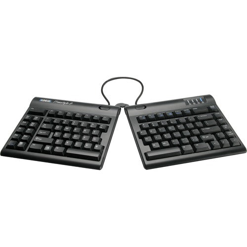 Kinesis Freestyle2 Blue, Bluetooth Multichannel&amp;trade; Keyboard For Pc KB800PB-BT