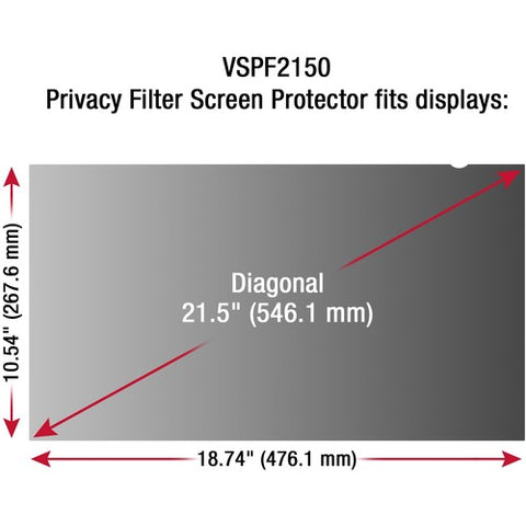 ViewSonic Privacy Filter Screen Protector VSPF2150