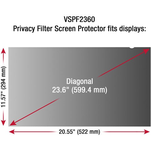 ViewSonic Privacy Filter Screen Protector VSPF2360