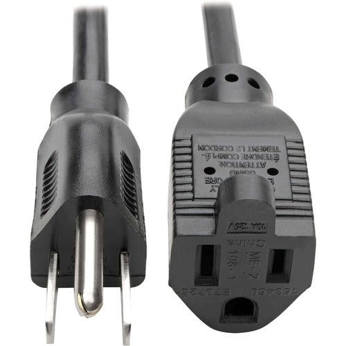 Tripp Lite by Eaton Standard Power Extension Cord, 10A, 18AWG (NEMA 5-15P to NEMA 5-15R), 10-ft P022-010
