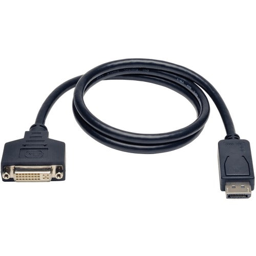 Tripp Lite series DisplayPort to DVI Cable Adapter, Converter for DP-M to DVI-I-F, 3-ft P134-003