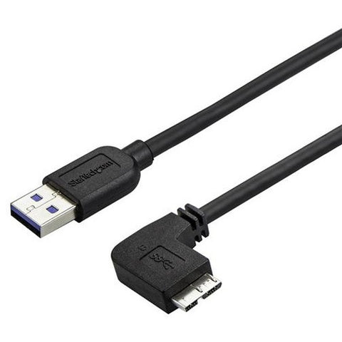 StarTech.com Slim Micro USB 3.0 Cable - Right-angle Micro-USB - 1m (3ft) USB3AU1MRS