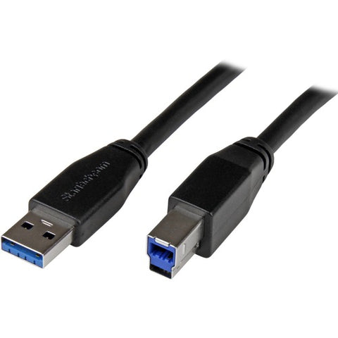 StarTech.com Active USB 3.0 USB-A to USB-B cable - 5m (15ft) USB3SAB5M
