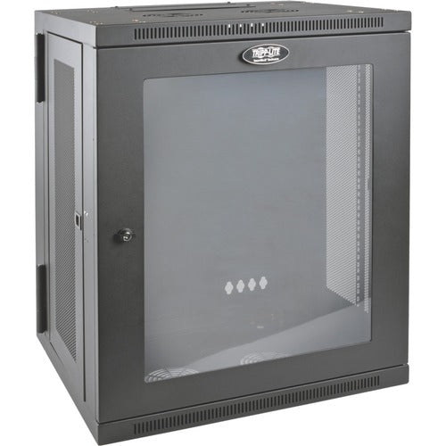 Tripp Lite by Eaton SRW15USG SmartRack 15U Low-Profile Switch-Depth WallMount Rack Enclosure Cabinet SRW15USG