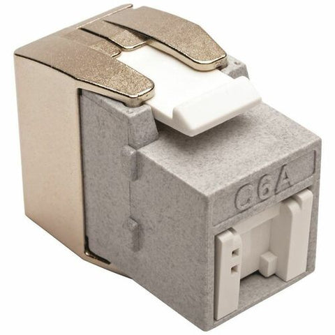 Tripp Lite by Eaton Toolless Cat6a Keystone Jack - Gray N238-001-GY-TFA