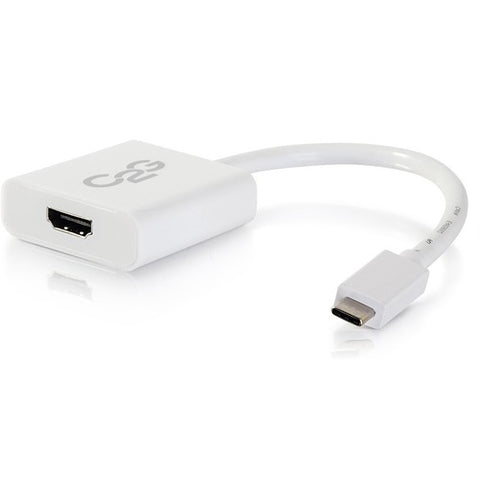 C2G USB-C to HDMI Audio/Video Adapter Converter - 4K 30Hz - White 29475