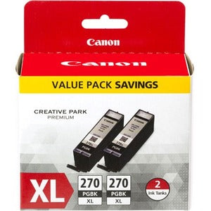 Canon PGI-270 XL Pigment Black Twin Ink Pack 0319C009