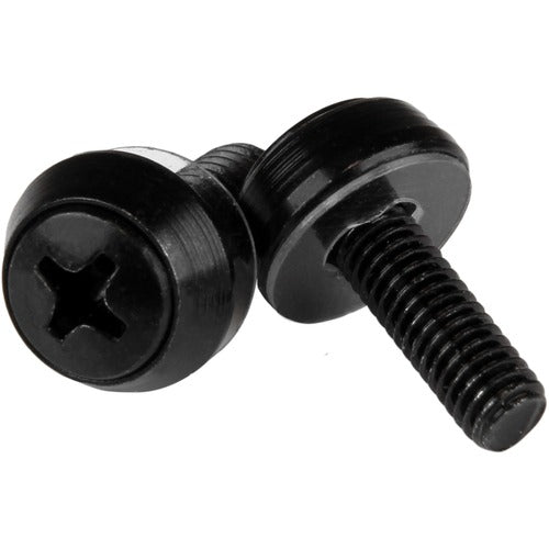 StarTech.com M5 x 12mm - Mounting Screws - 50 Pack, Black CABSCREWSB