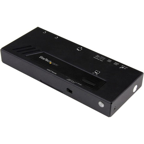 StarTech.com 2-Port HDMI Automatic Video Switch - 4K with Fast Switching VS221HD4KA