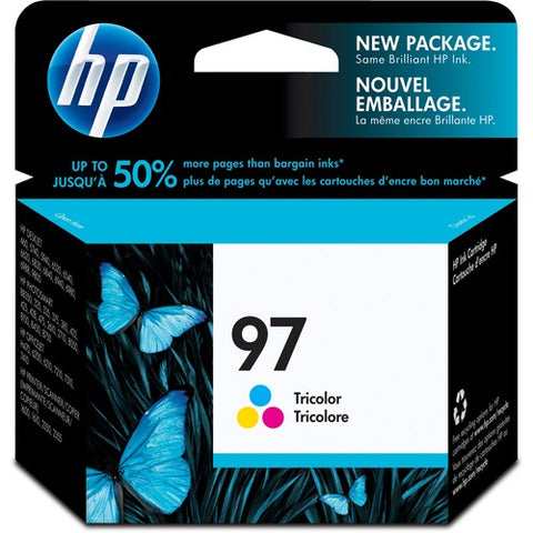 HP 97 Tri-color Ink Cartridge C9363WN#140