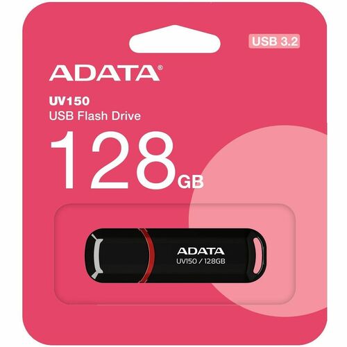 Adata 128GB DashDrive USB 3.0 Flash Drive AUV150-128G-RBK