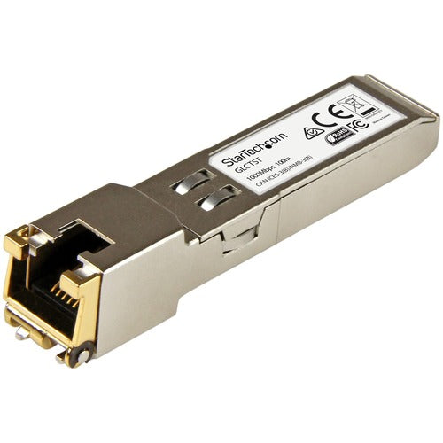 StarTech.com Cisco GLC-T Compatible SFP Transceiver Module - 1000BASE-T GLCTST