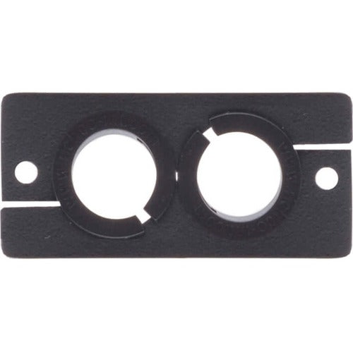 Kramer WCP-2 Wall Plate Insert - Dual Cable Pass-Through WCP-2(B)