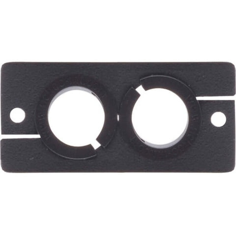 Kramer WCP-2 Wall Plate Insert - Dual Cable Pass-Through WCP-2(B)