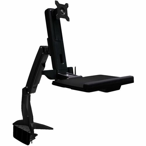 Amer Single Arm Clamp Mount Workstation (Dual Display and Keyboard) AMR1ACWS