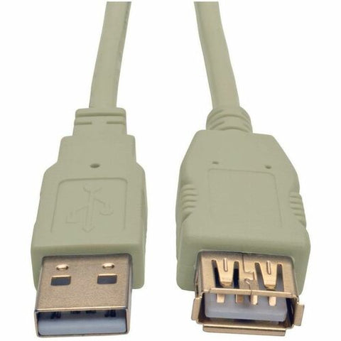 Tripp Lite by Eaton USB 2.0 Hi-Speed Extension Cable (M/F), Beige, 6 ft U024-006-BE