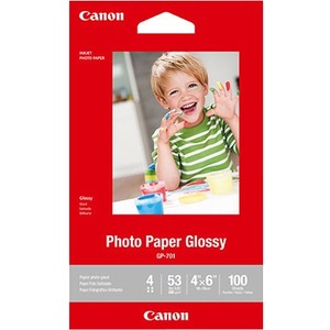 Canon Glossy Photo Paper - GP-701 - 4x6 (100 Sheets) 1433C001