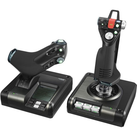 Saitek X52 Professional H.O.T.A.S. Part-Metal Throttle and Stick Simulation Controller 945-000022
