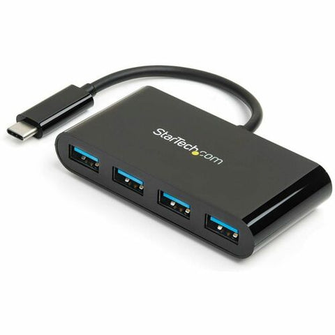 StarTech.com 4-Port USB 3.0 Hub - USB-C to 4x USB-A - Bus Powered HB30C4AB