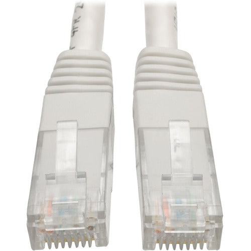 Tripp Lite by Eaton Cat6 Gigabit Molded Patch Cable (RJ45 M/M), White, 15 ft N200-015-WH