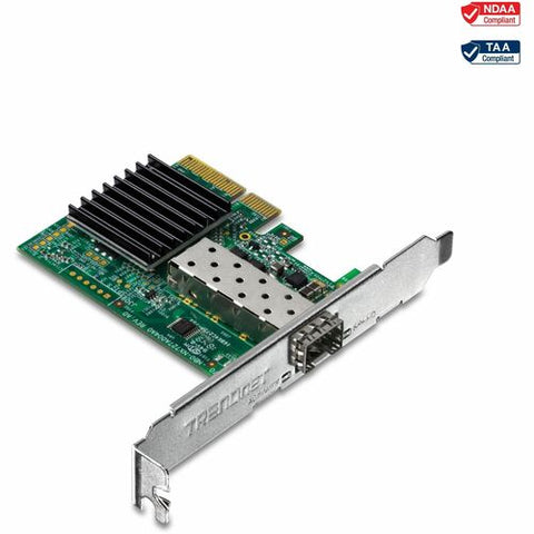 TRENDnet 10 Gigabit PCIe SFP+ Network Adapter TEG-10GECSFP
