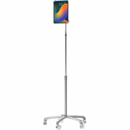 CTA Digital Heavy-Duty Security Gooseneck Floor Stand for 7-13 Inch Tablets PAD-SHFS